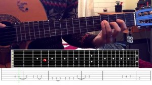 Gipsy Kings - Amor Mio  Solo Guitar lesson tab