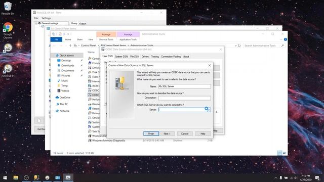 How to setup an ODBC connection to SQL Server for AutoSQL смотреть онлайн