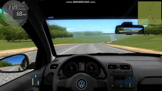 City Car Driving 1.4.1 Volkswagen Polo смотреть онлайн