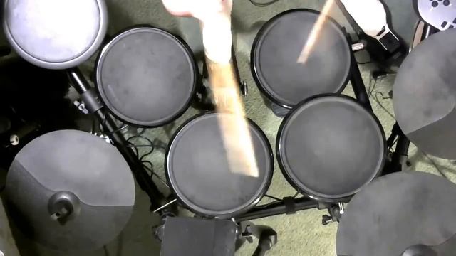 Alesis nitro kit ,doing some over the top drumming. смотреть онлайн