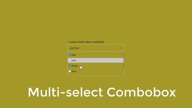 [HTML, CSS, JavaScript] Multi select Combobox смотреть онлайн