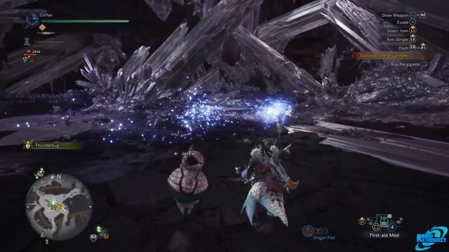 Nergigante Elder Dragon Fight/Assignment MONSTER HUNTER WORLD смотреть онлайн