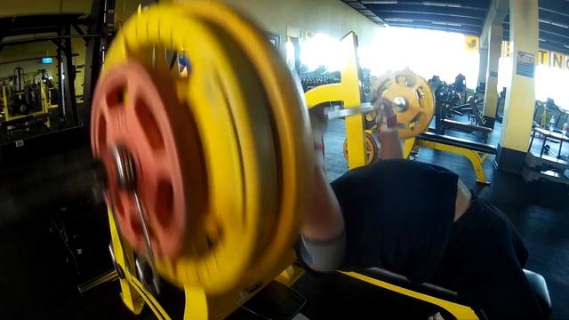 Д 1, Жим штанги лежа на скорость (2+1), 85 кг, 4 подход. смотреть онлайн
