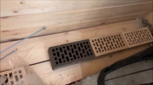 Очень простая и быстрая перегородка между печью и стеной в парилке в бане.