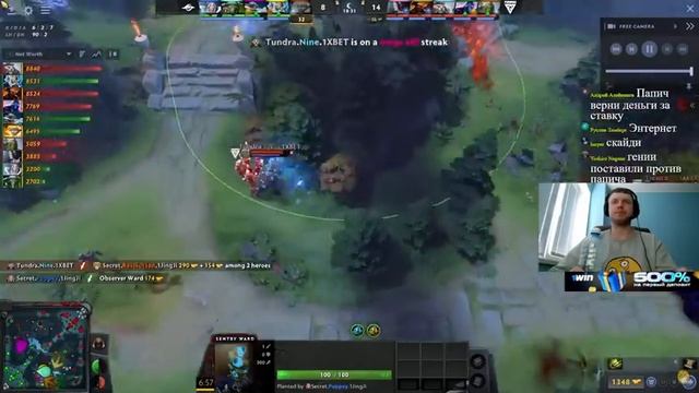 «ДОТА ПРЕВРАТИЛАСЬ В ЛОЛ!?» / Папич Комментирует TI11 Secret Vs Tundra 3 карта