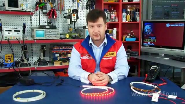LS606 красная светодиодная лента 60 LED на метр смотреть онлайн