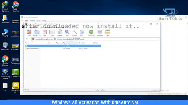 Activate All Windows Versions Activate One Click With KMSAUTO || Usman IT Solution || смотреть онлайн