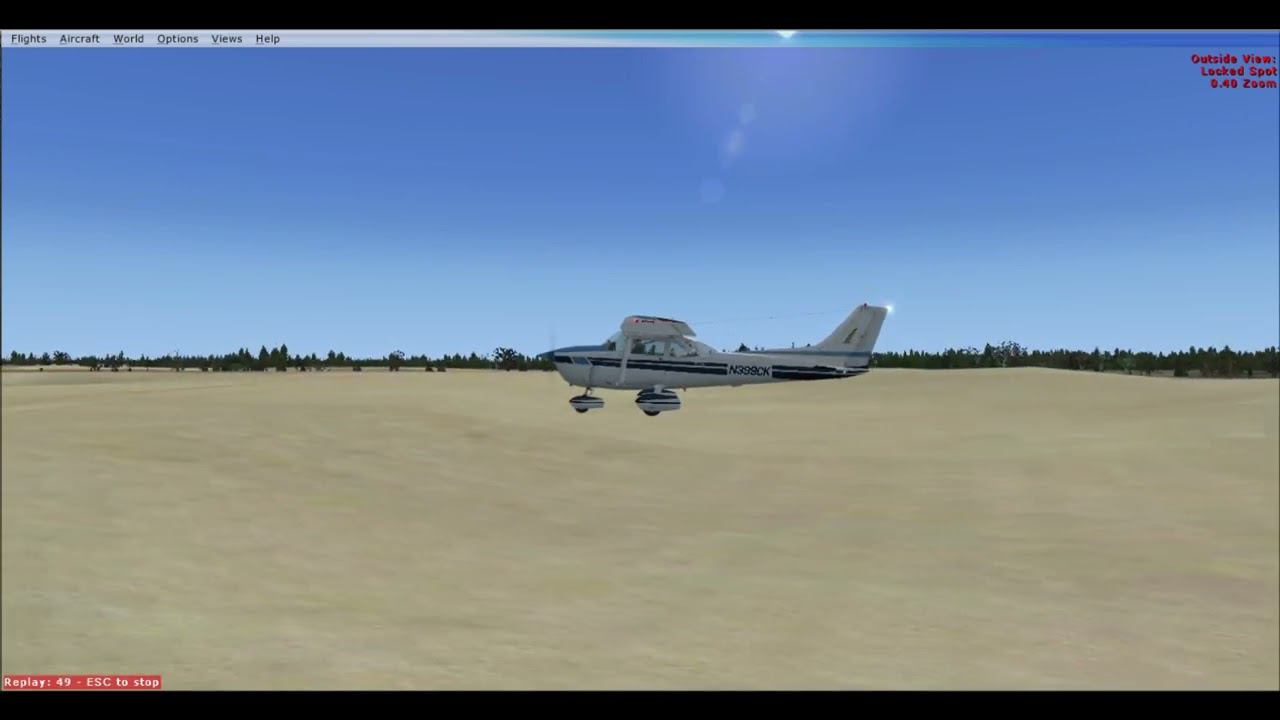 [FSX] Cessna 172N, Landing At ULSG