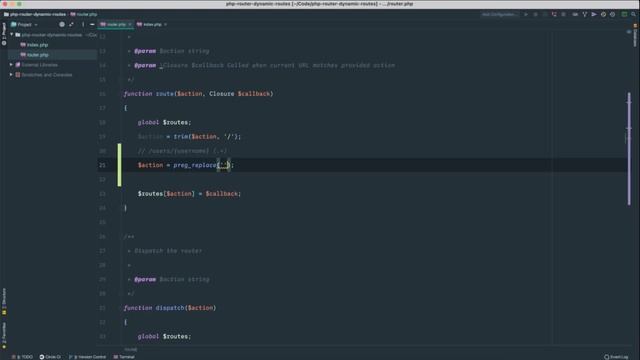 Create your own PHP Router the simplest possible way - Episode 3 - Named URL Segments смотреть онлайн