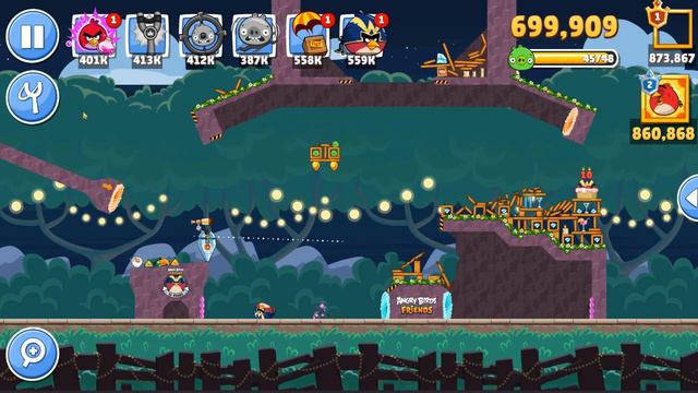 Angry Birds Friends Level 6 Tournament 1051 Highscore POWER-UP walkthrough смотреть онлайн