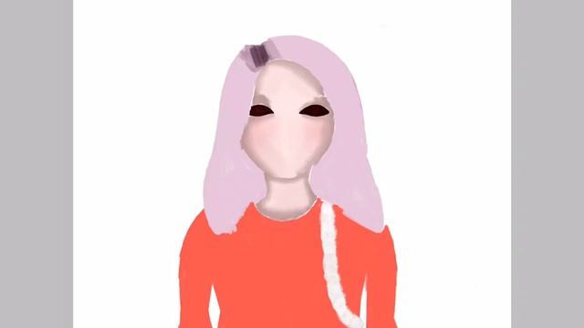 Рисую по урокам Гигси/ рисование на айпаде/ Рисование на графическом планшете/ Рисование девочки. смотреть онлайн