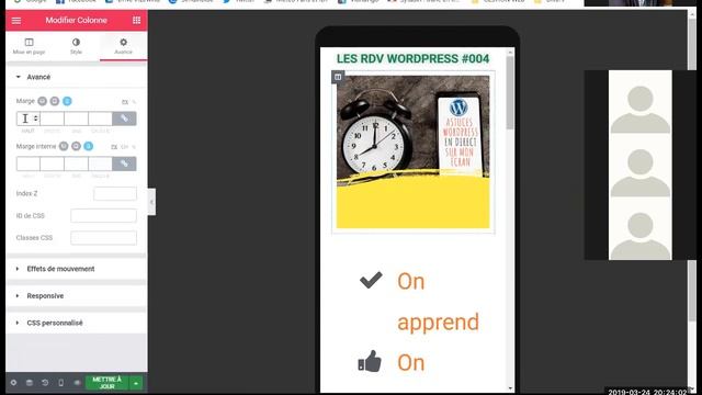 Rendre son site responsive pour mobile avec Elementor [RDV WORDPRESS 003] #tutoriel #wordpress смотреть онлайн