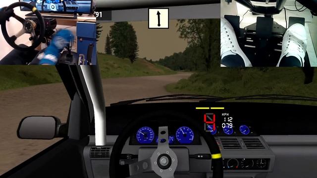 RENAULT CLIO WILLIAMS A7 - Steering wheel and pedals cam! смотреть онлайн