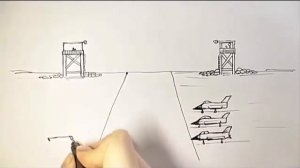 Как нарисовать Военную Базу/Уроки пошагового рисования для начинающих