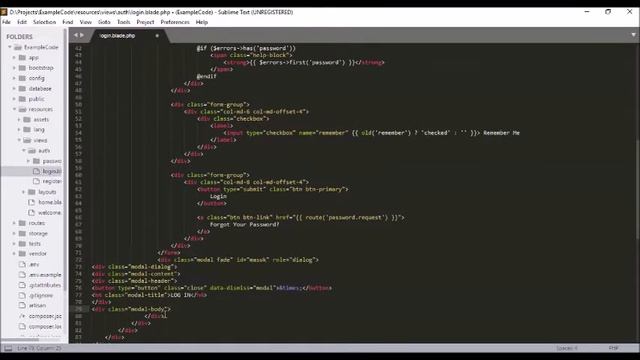 HOW TO MAKE A POPUP LOGIN FORM IN LARAVEL | MYACODINGTIME смотреть онлайн