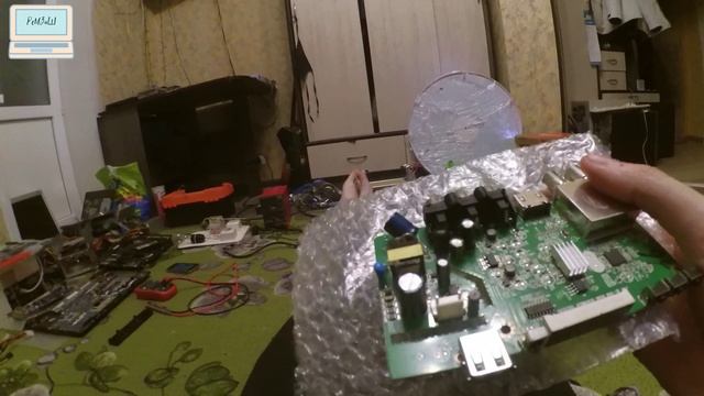 Приставка для цифрового ТВ Lumax DV3201HD / не работает, пробило днище смотреть онлайн