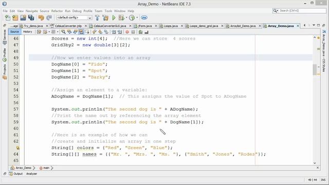 Java - Arrays Overview смотреть онлайн