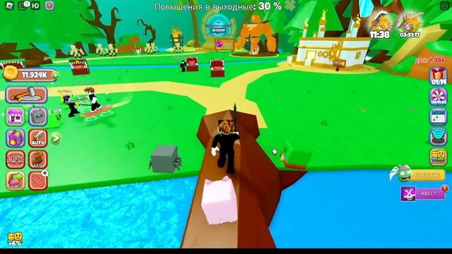 создаём мечи и уничтожаем грибы#roblox #роблокс смотреть онлайн