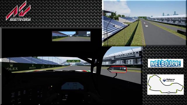 Assetto Corsa GT500 Race @ Melbourne смотреть онлайн