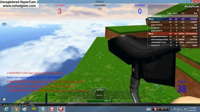 Roblox-Paintball New Way To Get To High Places. Mid-Air смотреть онлайн