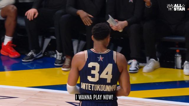 Mic'd Up: Giannis Antetokounmpo NBA All-Star 2024 смотреть онлайн