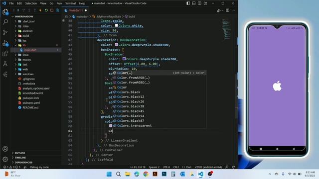 Inner Shadow | Neumorphism | Flutter Ui | Flutter Speed Code | Nahid | Part 2 смотреть онлайн