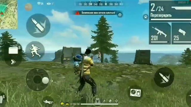 FREE FIRE! Лучшие оттяжки Топ 1 мира Играю с телефона XIAOMI REDMI NOTE 7 смотреть онлайн