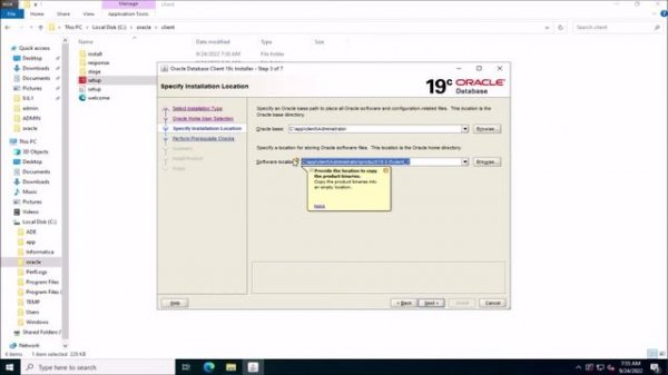 Install Oracle client and PL/SQL Developer and create database connection easy way