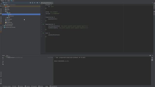 Создание нового java проекта в Intellij IDEA со сборщиком на gradle смотреть онлайн