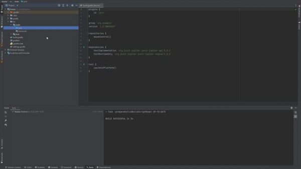 Создание нового java проекта в Intellij IDEA со сборщиком на gradle