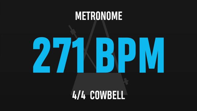 271 BPM 4/4 - Best Metronome (Cowbell) смотреть онлайн