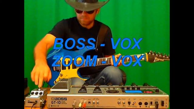ZOOM MS-50G VS BOSS GT-10 Amp Compare смотреть онлайн