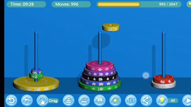 Lex-ix собираем Ханойскую башню 9 уровень смотреть онлайн