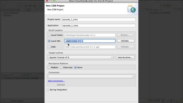 Productive Enterprise Web Development with ExtJS and CDB. Episode 1 смотреть онлайн