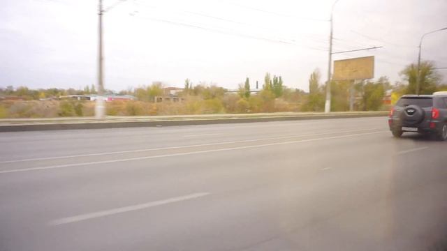 Поездка на автобусе №25 от школы №88 до Рынка ТЗР, Волгоград, Спартановка, Тракторный