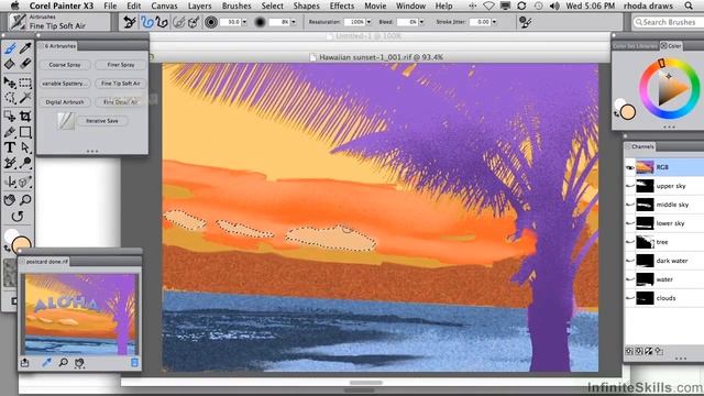 Corel Painter X3 Tutorial | Postcard Graphic смотреть онлайн