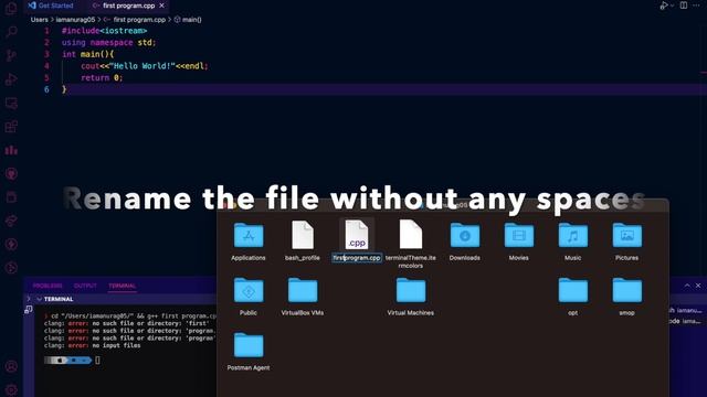 Solution: No such file or directory found error in VS Code || VS Code error solution смотреть онлайн