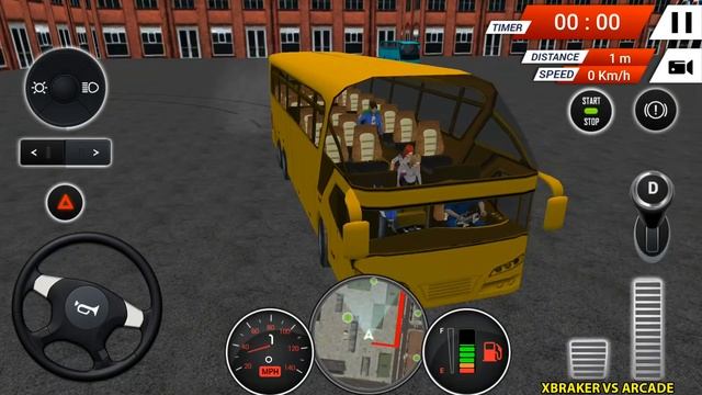 Coach Bus Driving Simulator 2018 New Bus Unlocked Android Gameplay #4 смотреть онлайн