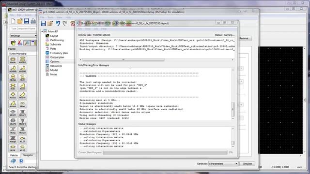 ODB++ Import in Keysight ADS for EM simulation смотреть онлайн