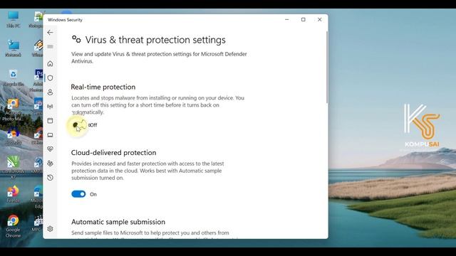 GAMPANG! Cara Menonaktifkan Windows Defender Security Windows 11 | Kompusai смотреть онлайн