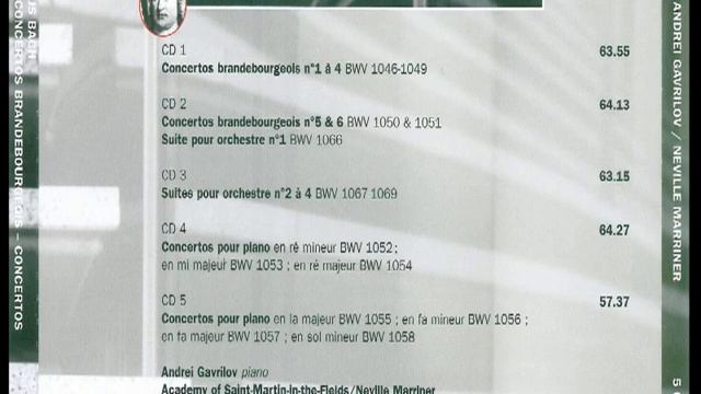 J.S.BACH "Keyboard Concertos" (Neville Marriner) смотреть онлайн