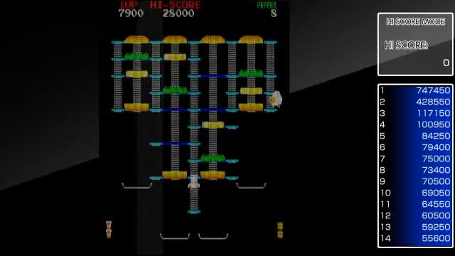 Arcade Archives BURGER TIME [PAL VERSION] (PS4 UK) One Coin Gameplay Sample смотреть онлайн