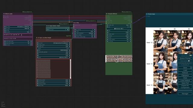 ComfyUI-Inspire-Pack - Lora Block Weight смотреть онлайн