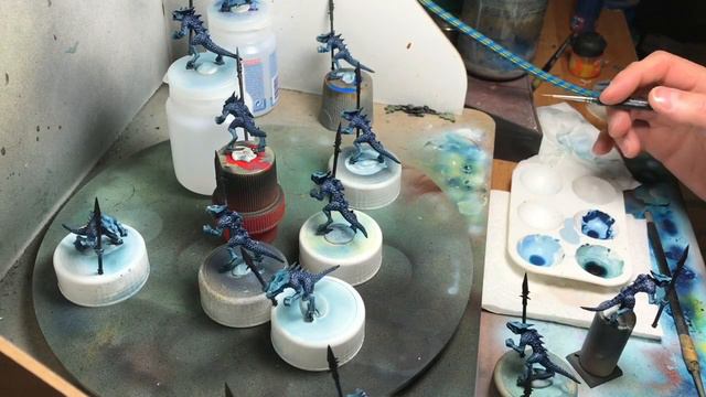 How I Paint My Saurus Warriors (this Is A Long One!!)