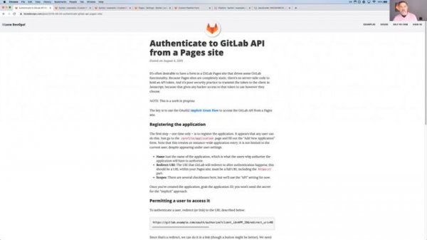 Custom Pipeline Form for GitLab CI/CD inside a GitLab Pages site