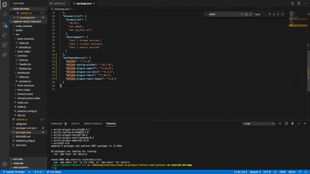 React JS crash course tutorial 15 - Airbnb Eslint setting up for react смотреть онлайн