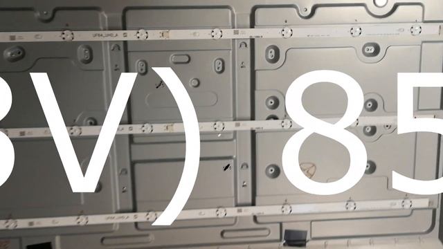 LG 43UH619U уменьшить ток подсветки. Замена планок HC430DGN-SLNX1. смотреть онлайн
