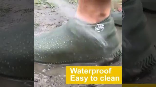Waterproof Shoe Covers Cycling Rain Reusable Overshoes Silicone смотреть онлайн