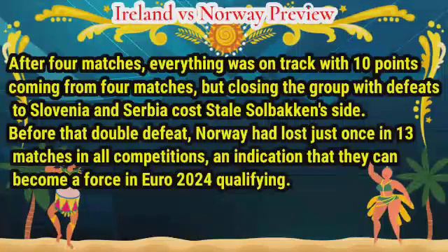 Ireland vs Norway Prediction and Match Preview смотреть онлайн