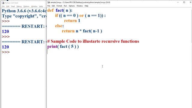 Recursive Functions in Python смотреть онлайн